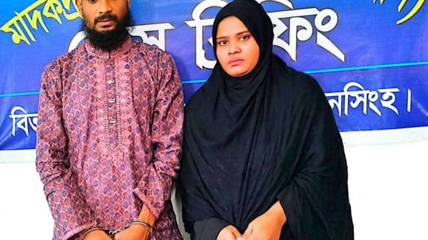 ময়মনসিংহে ১৭৮০ পিস ইয়াবা সহ স্বামী-স্ত্রী গ্রেফতার