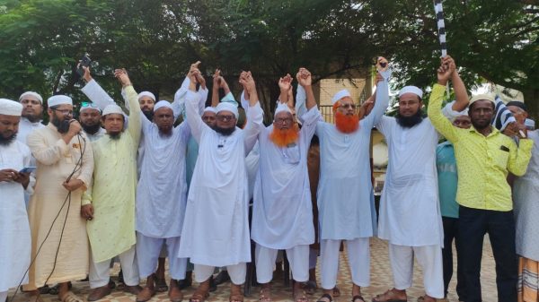 নেত্রকোণা—২ আসনের জমিয়ত প্রার্থী মুফতি আনিসুর রহমানের শো—ডাউন