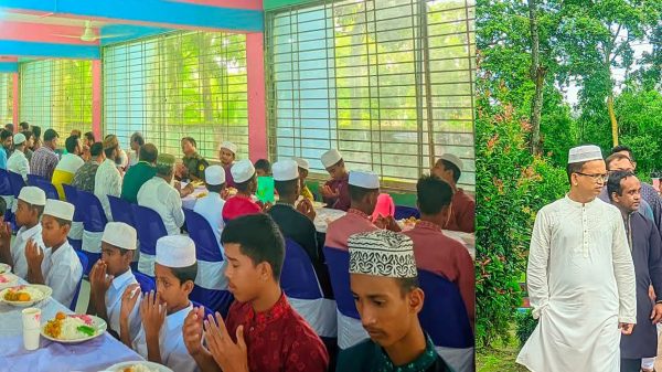 নেত্রকোণা সরকারি শিশু পরিবার বালকদের ব্যক্তিগতভাবে উন্নতমানের খাবার খাওয়ান জেলা প্রশাসক মোহাম্মাদ আব্দুল্লাহ আল মাহমুদ জামান