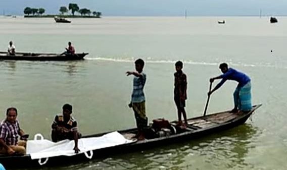 খালিয়াজুরীর ধনু নদে স্পিডবোট উল্টে নিখোঁজ ৪ শিশুর সব মরদেহ উদ্ধার