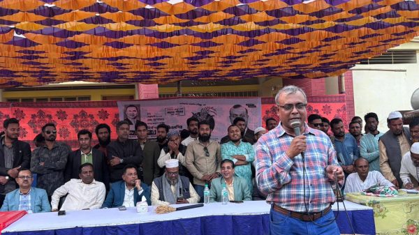 চল্লিশা ইউনিয়নে ধানের শীষের প্রচারণায় অধ্যাপক ডা. মোঃ আনোয়ারুল হক