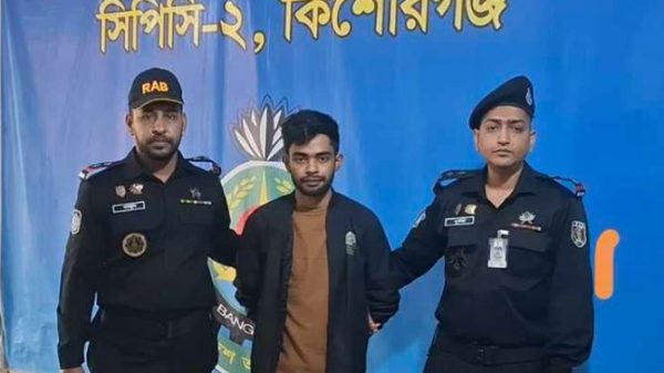 মোহনগঞ্জে ক্রিকেট খেলা নিয়ে বিরোধ হত্যার ১০ মাস পর অন্যতম আসামি গ্রেপ্তার