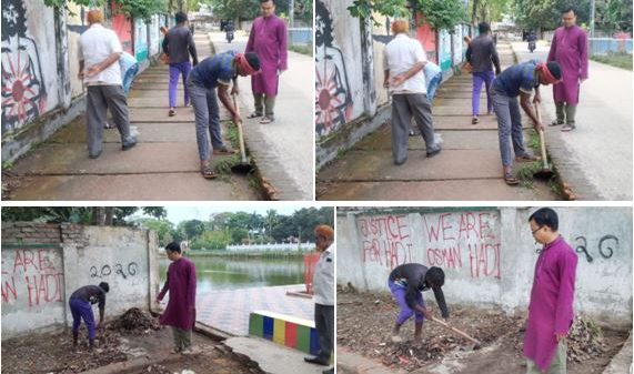 পৌর প্রশাসক আরিফুল ইসলাম সরদারের ছোঁয়ায় বদলে যাচ্ছে নেত্রকোণা পৌরসভা
