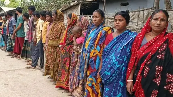 খালিয়াজুরী হাওরে ধান শুকানোর মাঠ ভাঙচুরের অভিযোগ