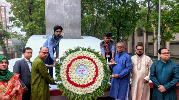 শহীদ মুক্তিযোদ্ধাদের প্রতি বিনম্র শ্রদ্ধা নিবেদন মধ্য দিয়ে নেত্রকোণা মহান স্বাধীনতা দিবস পালিত