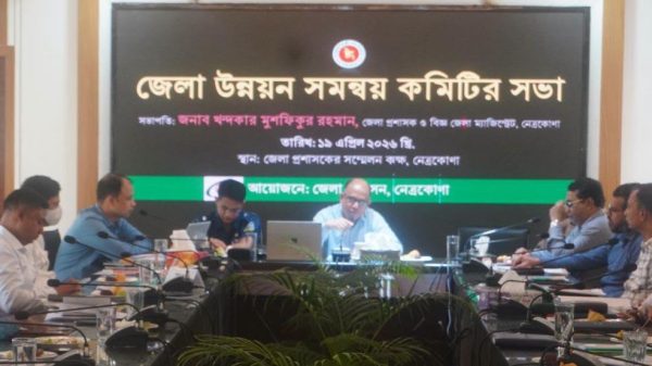 জেলা উন্নয়ন সমন্বয় কমিটির সভা অনুষ্ঠিত