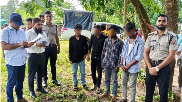 নেত্রকোণা মাদকদ্রব্য নিয়ন্ত্রণ অধিদপ্তর (ডিএনসি) মাদকবিরোধী অভিযানে ৪ সেবনকারীকে জেলে প্রেরণ