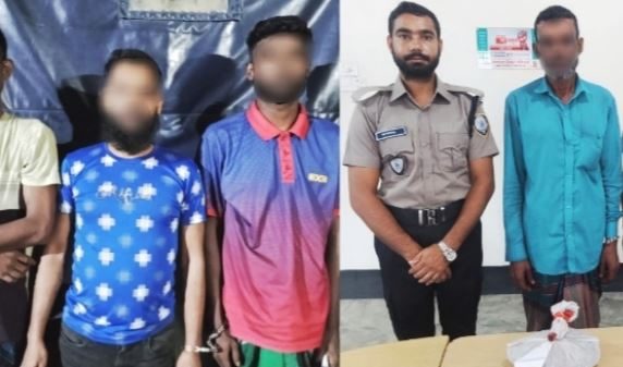 পূর্বধলায় মাদকসহ কারবারি গ্রেপ্তার ও ৩ মাদকসেবীর সাজা