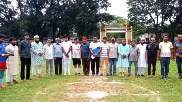 দুর্গাপুরে মাদকমুক্ত যুবসমাজ গঠনে প্রীতি ফুটবল ম্যাচ